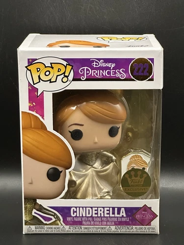 Funko Pop Disney Cinderella Funko Shop EXCLUSIVE With Pin #222 W/ Protector 