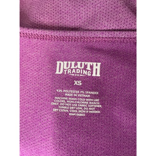Duluth Regular Fit Scoop Neck Long Sleeve T-Shirt Top Purple Women's Size XS - Picture 5 of 8