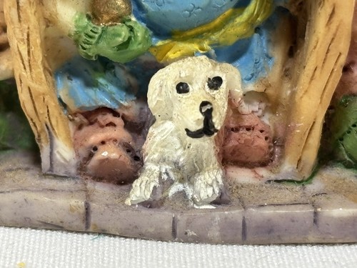 Clowns Nest With Dog Figurine Resin Vintage 2.5” Fridge Magnet - Bild 9 von 16