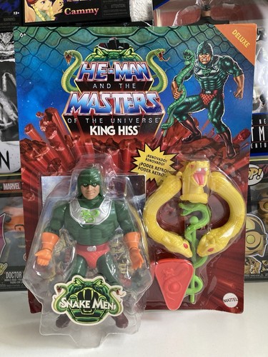 King Hiss Masters of the Universe Origins Deluxe 2022 Snake Men - Picture 2 of 6