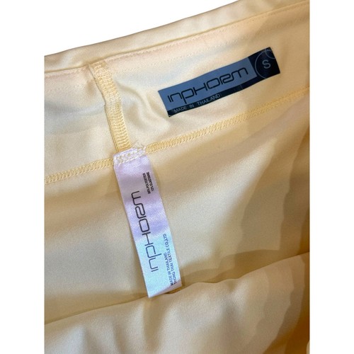 Inphorm Performance Tank Skirt Skort Women Butter Yellow Golf Tennis Pickleball - Picture 7 of 9