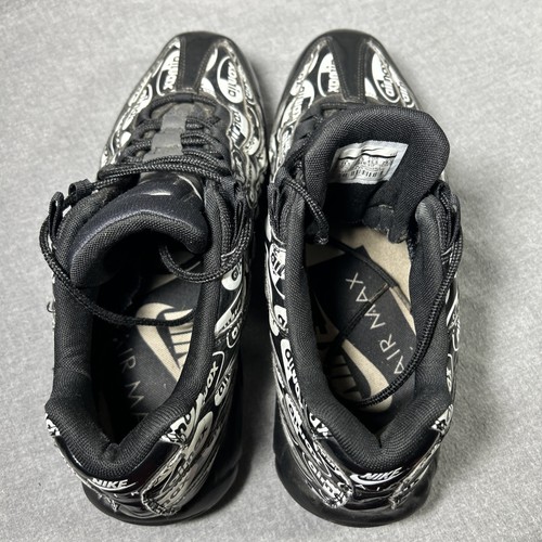 Nike Air Max 95 Premium 538416-017 M 11-1/2 All Over AirMax Print Schwarz Weiß - Bild 6 von 9