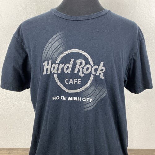 Camiseta Hard Rock Café Ciudad Ho Chi Minh Vietnam Auténtica Para Hombre Talla XL Camiseta Negra - Imagen 4 de 12
