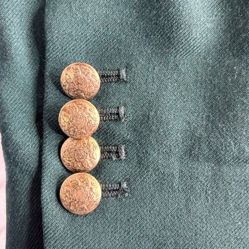 J Crew Womens Schoolboy Blazer Size 0 Wool Gold Buttons Lined Forest Green - Picture 7 of 9