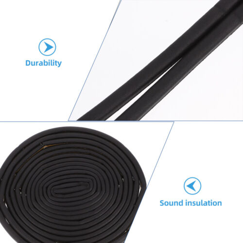 Door Trim Insulation Strip Soundproof Seal Shaped Weatherstripping Bottom - Picture 4 of 12