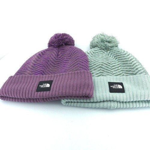 The North Face Chevron Pom Pom Hat Youth One Size (choose color) New - Picture 1 of 4