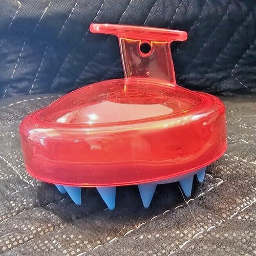 Champú cepillo para el cuero cabelludo masajeador cabeza para el cabello peine de silicona masaje fregador pasador de ducha - Imagen 10 de 14