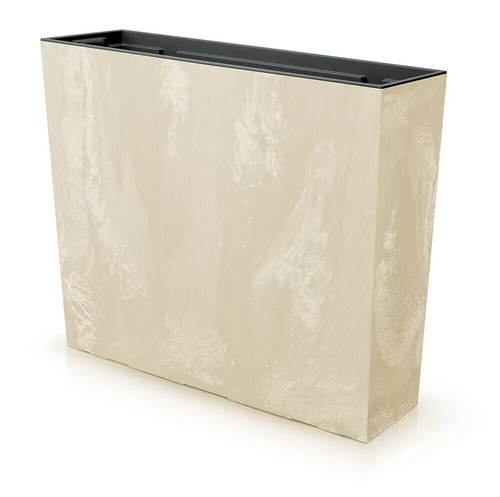 Marble Effect Tall Planter Pot Garden Decorative Flower Pots Large Trough Box - Picture 8 of 11