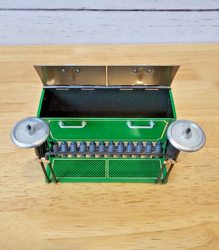 Retro Tin Toy Farm Accessory Metal Kovap Europe Rolling Tractor - attachment - Picture 16 of 24