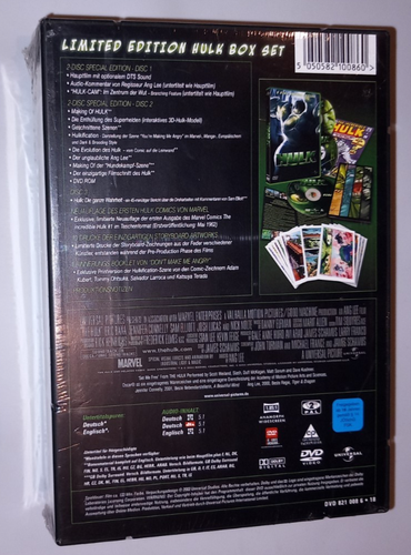 Hulk (2003) Limited Edition 3 Disc Box Set inkl. Comic Drucke (DVD) OVP Neu - Bild 4 von 8