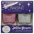 Nails inc Pink Glitter Nail Polish