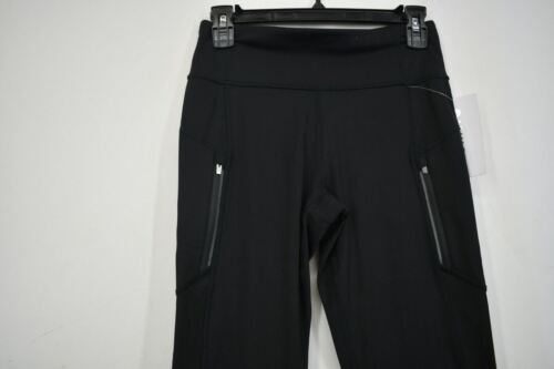 Athleta Women Elastic Waist Zipper Pocket Rainier Mesh Tight Pull On Leggings S - Picture 3 of 11