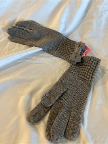 Guantes Kate Spade New York Tejido Lazo Gris Jaspeado ¡Nuevos! Nuevo con etiquetas - Imagen 4 de 8