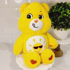Care Bears Unlock The Magic Soft Yellow Funshine Plush Bear Stuffed Animal Toy
