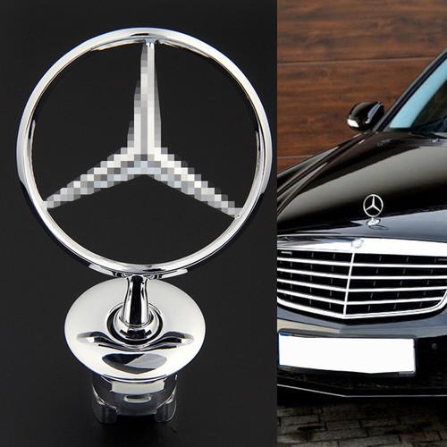 Emblem Für Mercedes Benz W203 W204 W210 Motorhaube Vorne Stern Emblem - Bild 5 von 8