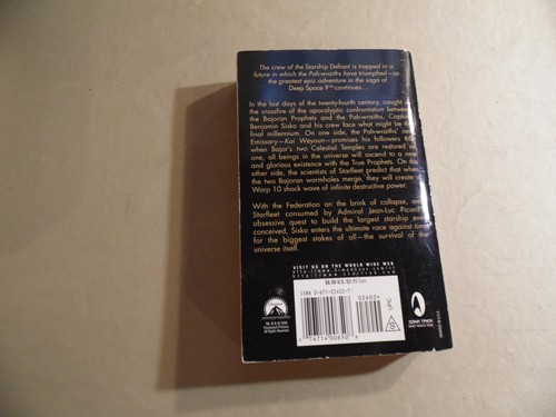 Star Trek Deep Space Nine Millennium Book II (Paperback 2000) Free USA Shipping - Picture 2 of 2