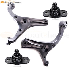 4x Front Lower Control Arms Ball Joint For 06-11 Hyundai Accent Kia Rio5 K500015