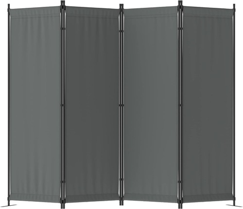 Room Divider 4 Panel Folding Privacy Screens 88'' Room Separation Home Office - Picture 13 of 48