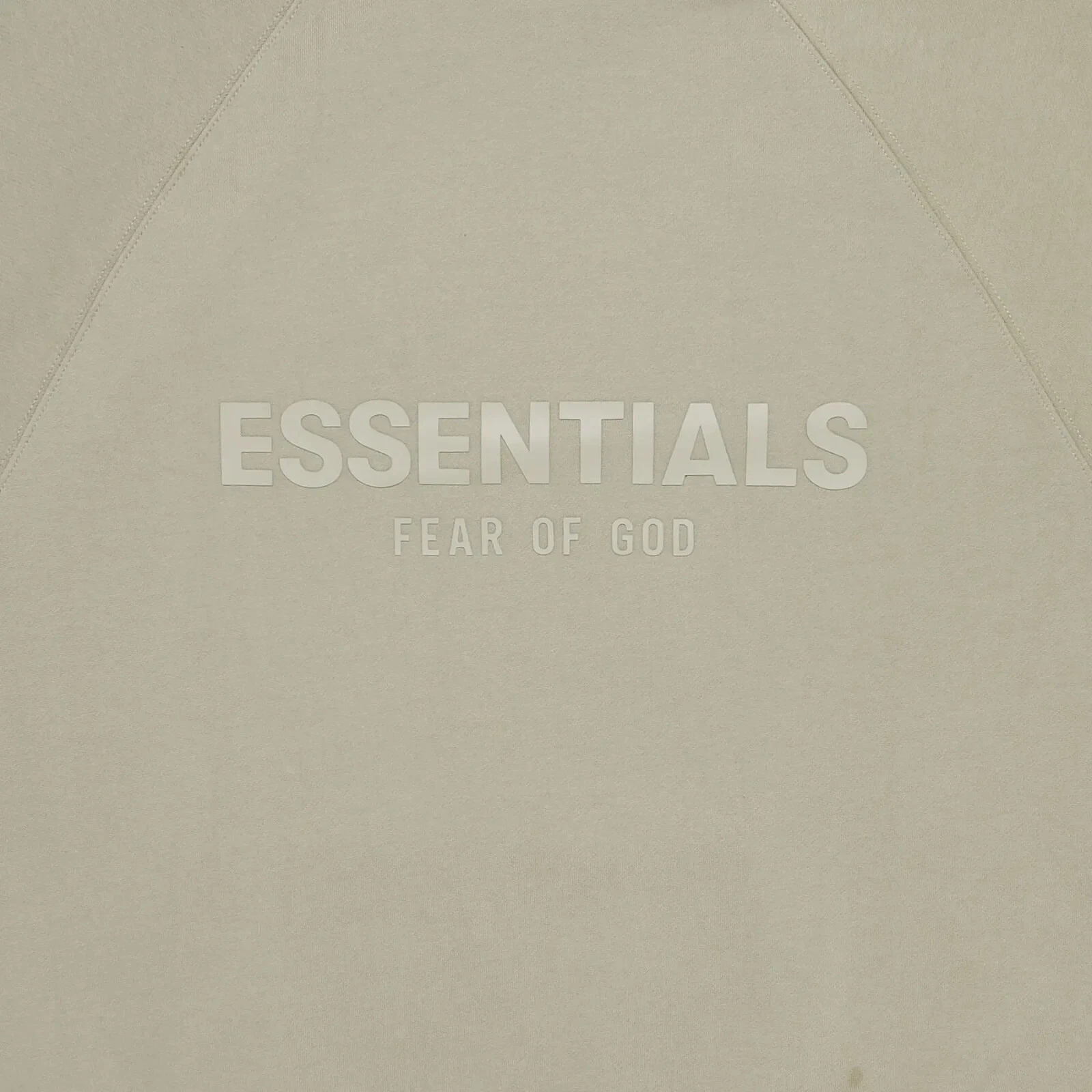 Felpa con cappuccio pull over Fear of God Essentials SS21 Pistacchio Taglia M