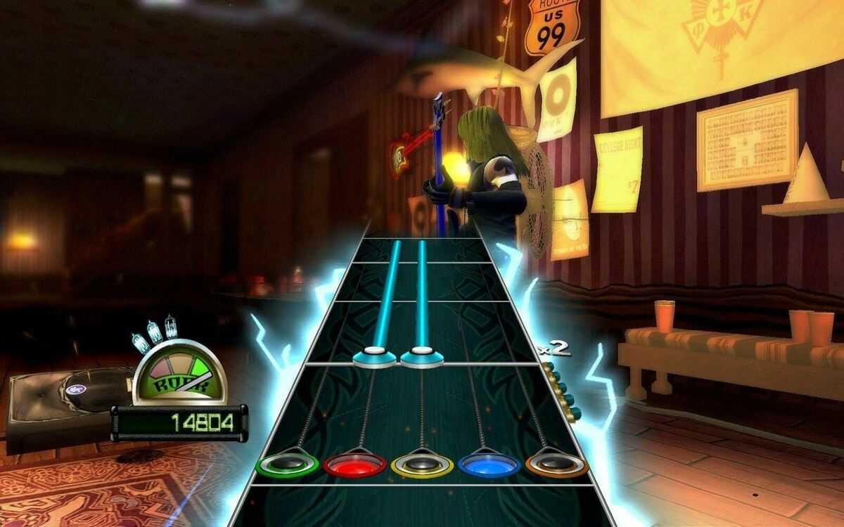 XBox 360 GUITAR HERO WORLD TOUR Guitar Kit Bundle Set w/game disc microsoft