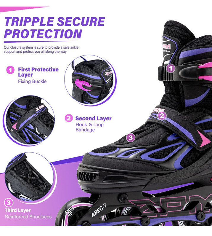 Zpm sports inline roller skates Size L | eBay