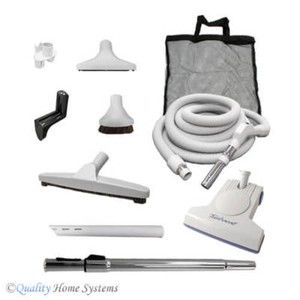 Central Vacuum Turbocat Accessory Attachment Kit With 30 Or 35 Ft On Off Hose Ebay