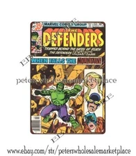 1979 Defenders comics metal tin sign indoor outdoor living room wall decor
