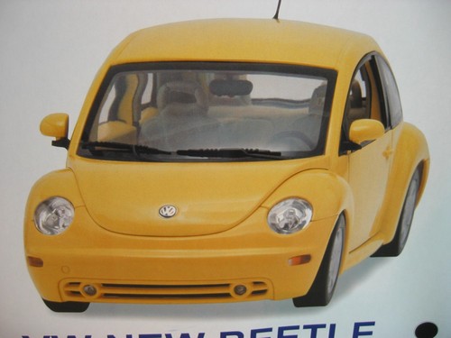 Gate VW New Beetle Coupe ‘98 Black Car Hobby Model Kit Die-Cast 1:18 Scale NEW - Picture 8 of 12
