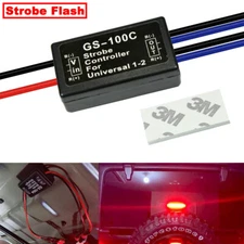 GLOFE Universal GS-100C LED Brake Stop Light Strobe Flash Module Controller