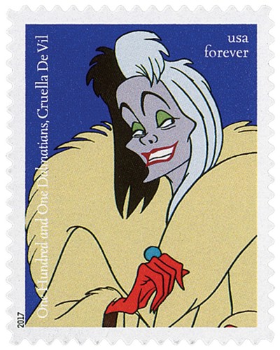 20 Disney Villains 2017 Forever Stamps Scott #5213-22 self adhesive 1 pane - Picture 9 of 13