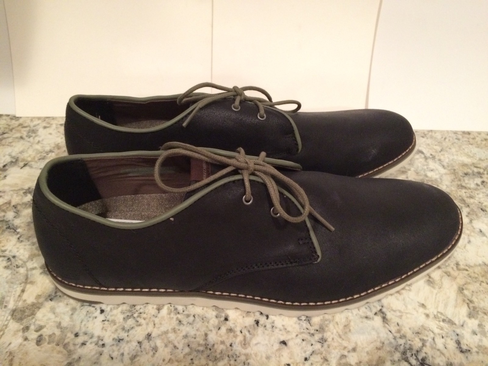 Skechers Espuma Viscoelástica Confort Casual Oxford Cordones Cordones Cordones Livanos Negro e4716e Skechers Espuma Viscoelástica Confort Casual Oxford Cordones Cordones Cordones Livanos Negro e4716e