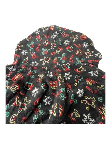 Body NYC Underground Mujer Talla S/M Pj Negro con Diseños de Navidad Cierre con Cremallera - Imagen 11 de 19