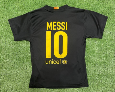 FC Barcelona Messi #10 Black Jersey Shirt – Qatar Foundation