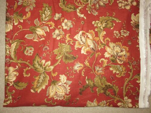 Mill Creek Jacobean Floral Upholstery Fabric, 7 Yards, 56" Wide
