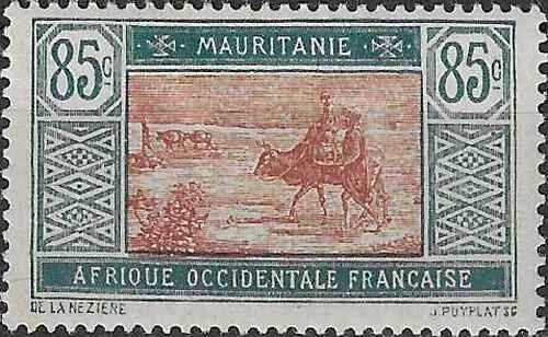 Briefmarke Mauretanien (Französische Kolonien) 49 * - 81011FR - Bild 1 von 1