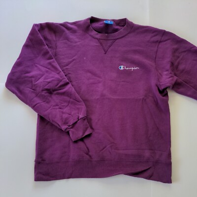 Vintage Champion Sweater Adult XL Purple Crewneck Sweatshirt Pullover USA  Mens
