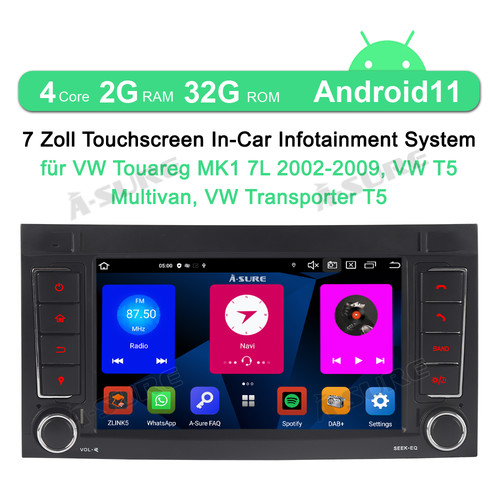 2+32GB 7" Autoradio Navi WIFI für VW Passat B5 Golf MK4 Polo MK3 MK4 Seat Skoda - Bild 2 von 12