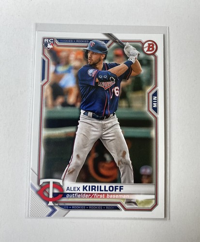 Alex Kirilloff 2021 Bowman #75 Base Rookie RC Minnesota Twins Card 🔥 Rookie - Bild 3 von 3