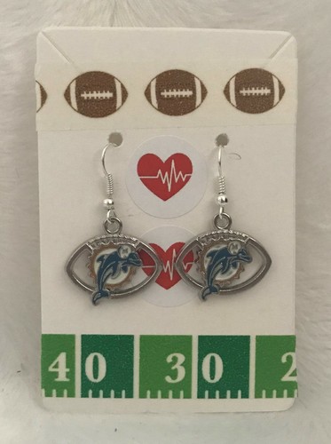 Football Team Earrings U Choose Style and Team! On Gift Card! - Picture 39 of 101