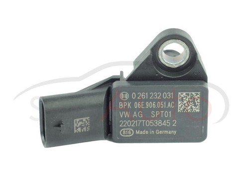 New OEM Intake Manifold Boost Pressure Sensor 06E906051AC / 0261232031 Bosch - Picture 4 of 4
