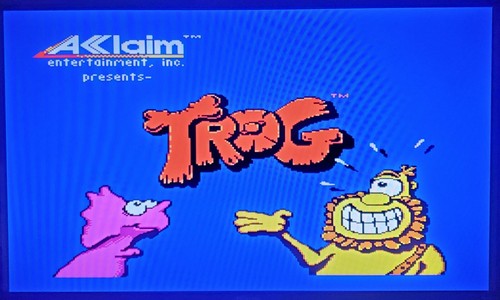 AUTÉNTICO 1991 Nintendo NES Juego Cartucho Trog! | Probado y funcionando - Imagen 7 de 8