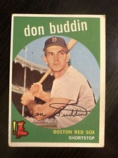 1959 TOPPS DON BUDDIN CARD #32 VG-EX OR BETTER *Hot Corner Vintage*