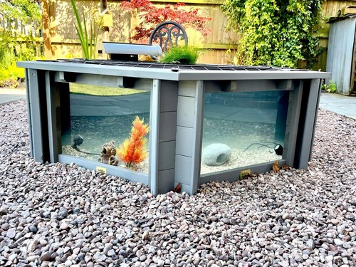 Lily Clear View Garden Aquarium raised fish pond with large windows - Picture 25 of 42