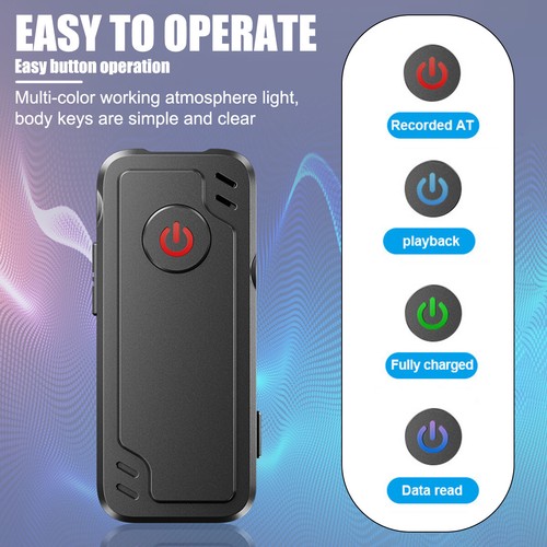 MP3 Digital Voice Activated Recorder Digital Audio Recording Device Dictaphone - Picture 9 of 16