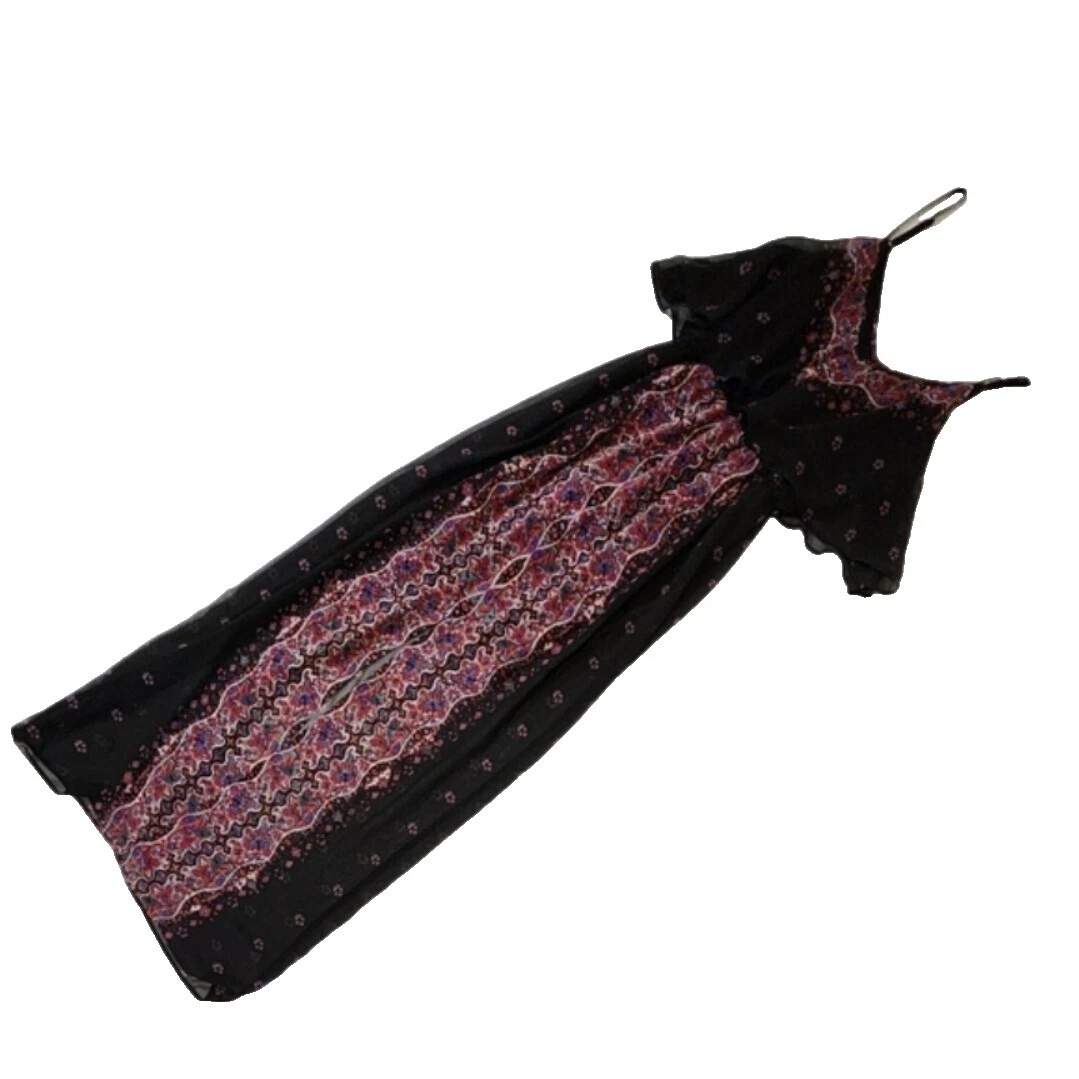 Платья макси Express полиэстер пейсли