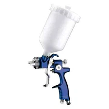 EuroPro 1.5 mm High Transfer Gravity Feed Spray Gun w 600 ml Plastic Cup