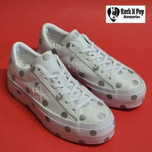 Una stella da Donna Converse Platform Ox Tela a Pois 560697C ... قاعدة و Una stella da Donna Converse Platform Ox Tela a Pois 560697C ... قاعدة و