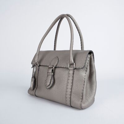 FENDI 8BR600AT0SF0EMR 関税送料込 FENDI フェンディ バゲット ベージュ レザー 8BR600【431