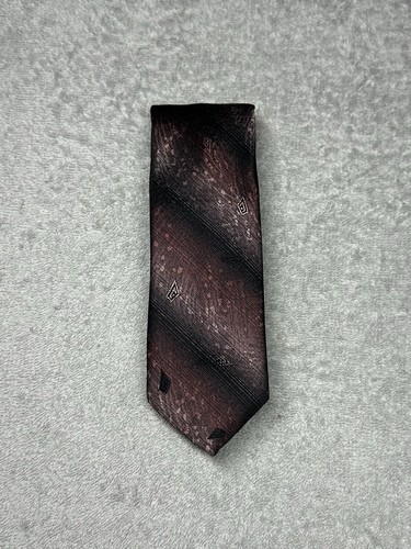 Paco Rabanne Neckwear Men’s Pure Silk Skinny Tie Multicolor Striped 2.25” in - Picture 5 of 14