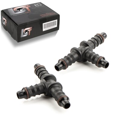 2x Kraftstoffleitung T-Stück Schlauchverbinder T-Verbinder Ø 6 mm